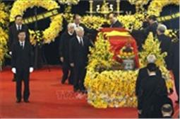 Lời cảm ơn của Ban Lễ tang Nhà nước và gia đình nguyên Tổng Bí thư Đỗ Mười